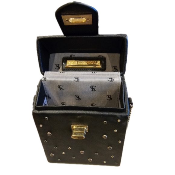 SNOB Essentials Black Box Crossbody Bag - Picture 8 of 13